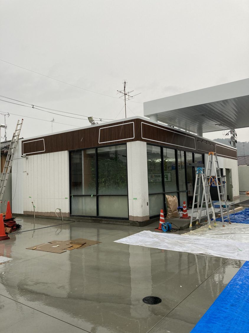 京都市山科区 某店舗 サイディング工事(˶ᐢᗜᐢ˶)